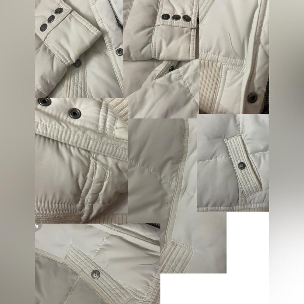Jennifer body cream white  Puffer Jacket hollister vintage rare gap hoodie - Picture 14 of 15